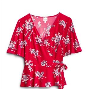 Kaileigh Sura Wrap Knit Top